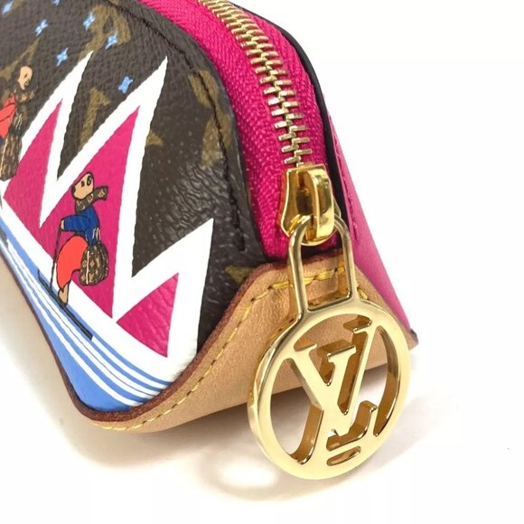 LOUIS VUITTON Monogram Trousse Elizabeth stationery pencil case Brown - Picture 4 of 13